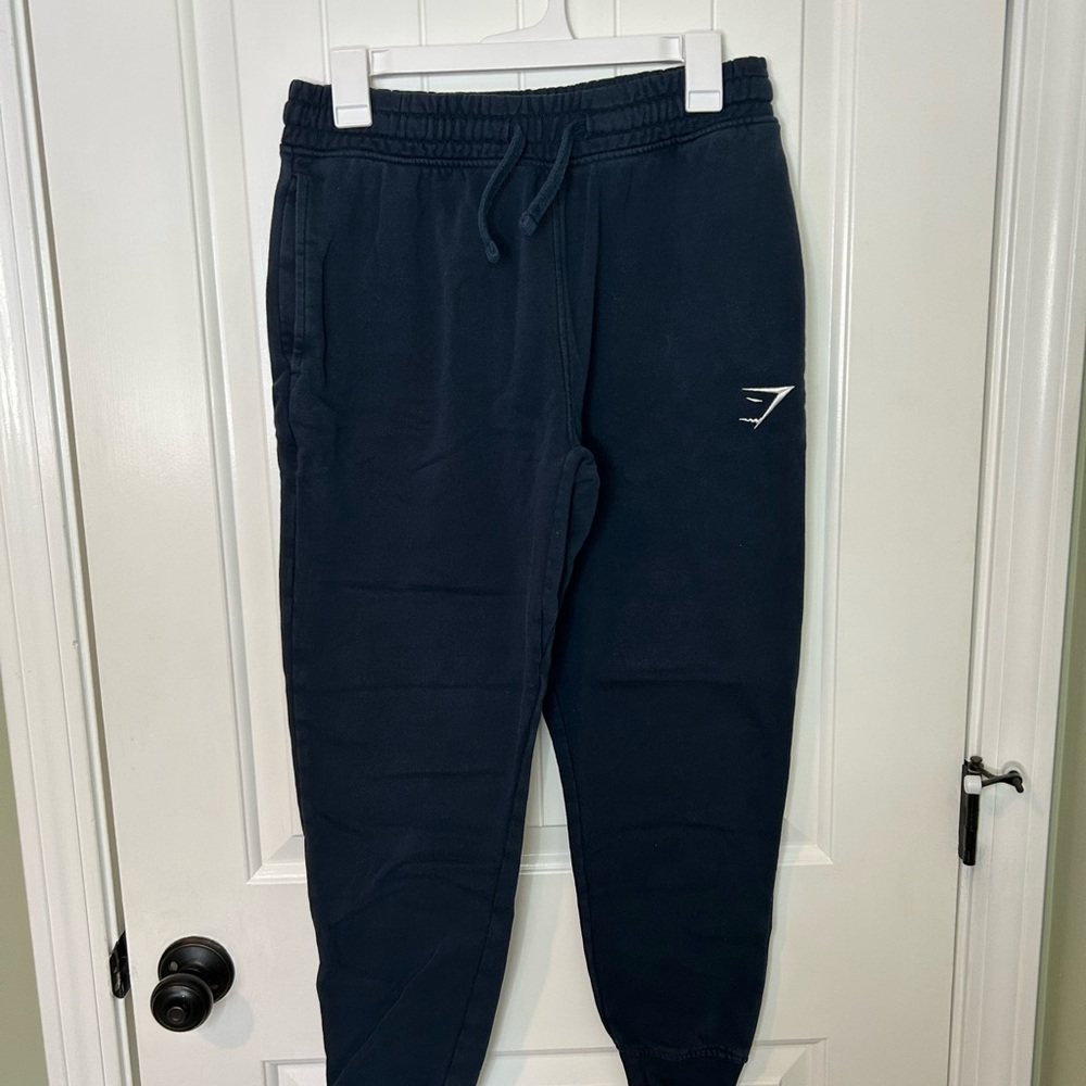 Gymshark Dark Blue Quilted Joggers